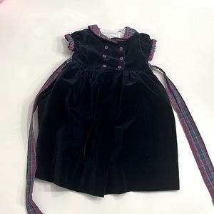 Strasburg Navy Velvet dress